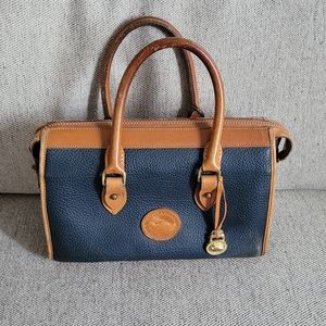 Vintage Dooney & Bourke Leather Satchel Bag
